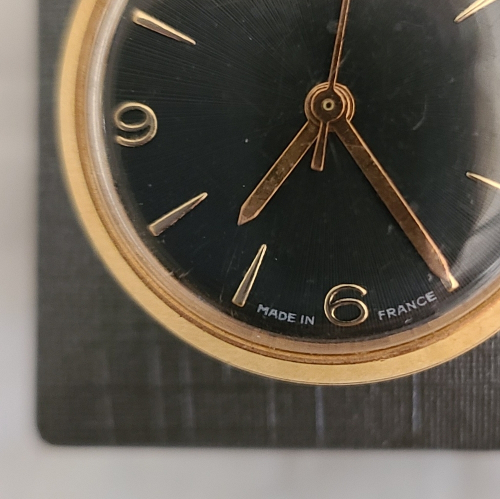 French Dual-Sided Clock Necklace